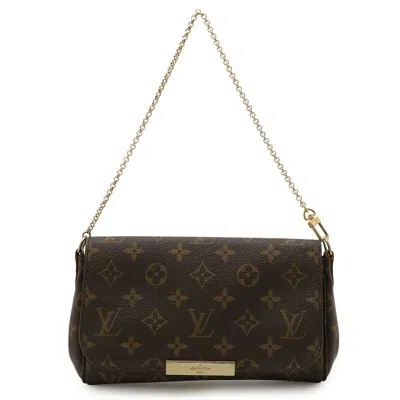 Pre-owned Louis Vuitton Brown Monogram Clutch Bag Pouch Shoulder Bag ()