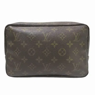 Pre-owned Louis Vuitton Brown Monogram Clutch Bag ()