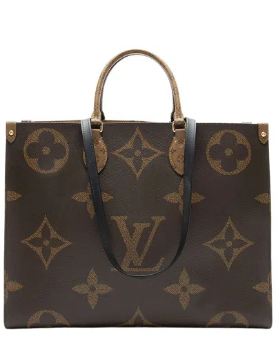 Louis Vuitton Brown Monogram Coated Canvas