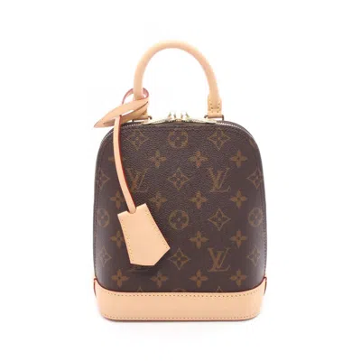 Pre-owned Louis Vuitton Brown Monogram Coated Canvas Backpack ()