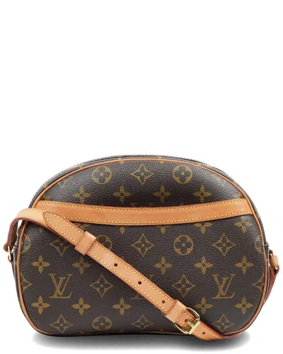 Pre-owned Louis Vuitton Brown Monogram Coated Canvas Blois (authentic )