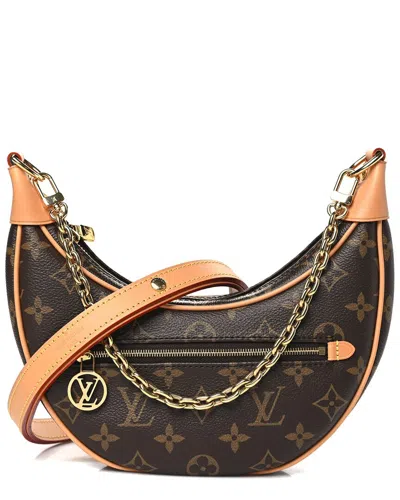 Pre-owned Louis Vuitton Brown Monogram Coated Canvas Loop (authentic Pre-loved)