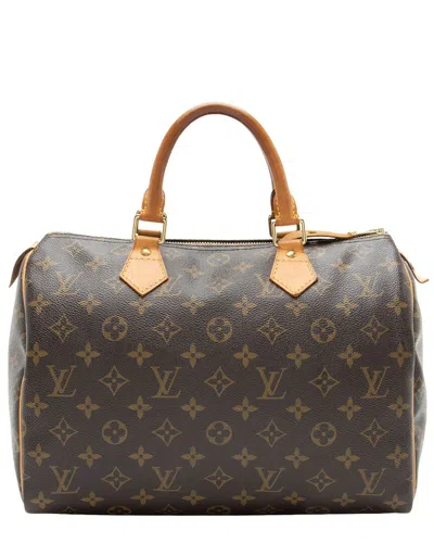 Pre-owned Louis Vuitton Brown Monogram Coated Canvas Monogram Speedy 30 (authentic Pre-  Loved)