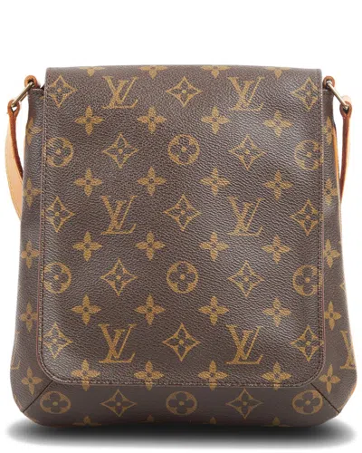 Pre-owned Louis Vuitton Brown Monogram Coated Canvas Musette Salsa Long Strap (authentic  Pre-loved)