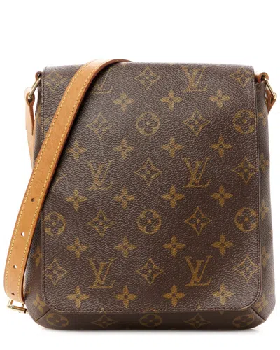 Pre-owned Louis Vuitton Brown Monogram Coated Canvas Musette Salsa Short Strap  (authentic Pre-loved)