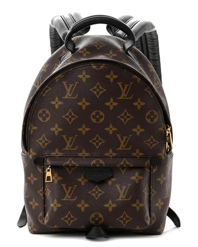 Pre-owned Louis Vuitton Brown Monogram Coated Canvas Palm Springs Backpack Pm (authentic  Pre-loved)