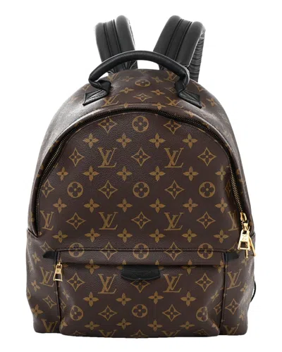 Pre-owned Louis Vuitton Brown Monogram Coated Canvas Palm Springs Backpack Pm (authentic  Pre-loved)