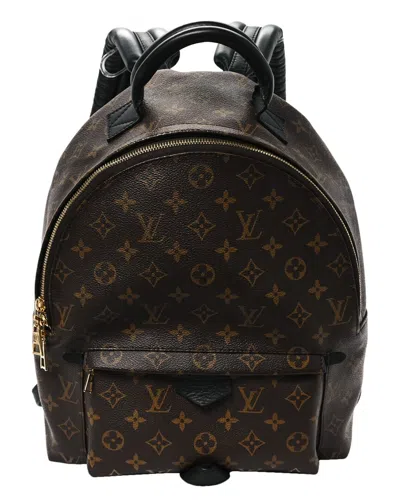 Pre-owned Louis Vuitton Brown Monogram Coated Canvas Palm Springs Backpack Pm (authentic  Pre-loved)