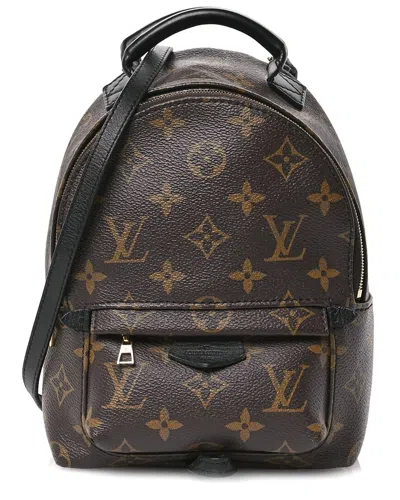 Pre-owned Louis Vuitton Brown Monogram Coated Canvas Palm Springs Backpack Pm (authentic  Pre-loved)