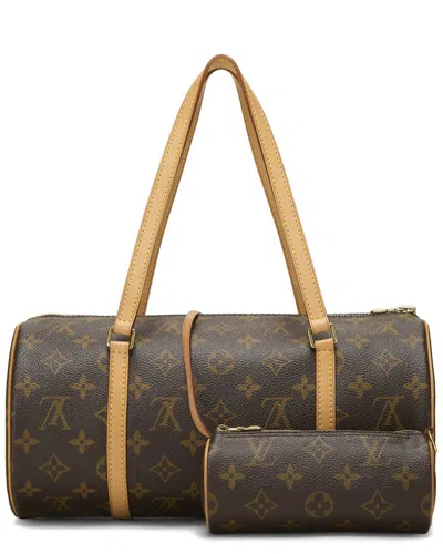 Pre-owned Louis Vuitton Brown Monogram Coated Canvas Papillon With Mini 30 (authentic  Pre-loved)