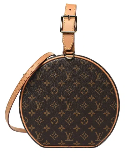 Pre-owned Louis Vuitton Brown Monogram Coated Canvas Petite Boite Chapeau (authentic  Pre-loved)
