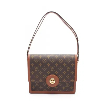 Pre-owned Louis Vuitton Brown Monogram Coated Canvas Shoulder Bag ()