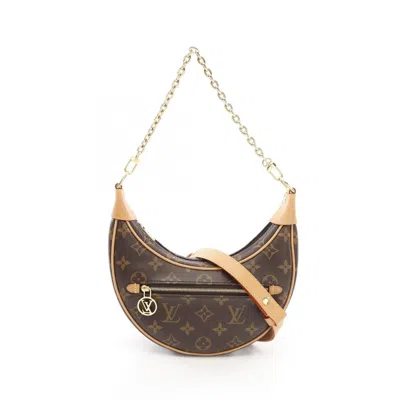Pre-owned Louis Vuitton Brown Monogram Coated Canvas Shoulder Bag ()