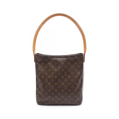 Pre-owned Louis Vuitton Brown Monogram Coated Canvas Shoulder Bag ()