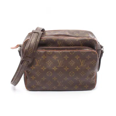 Pre-owned Louis Vuitton Brown Monogram Coated Canvas Shoulder Bag ()