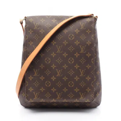Pre-owned Louis Vuitton Brown Monogram Coated Canvas Shoulder Bag ()