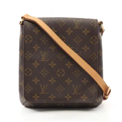 Pre-owned Louis Vuitton Brown Monogram Coated Canvas Shoulder Bag ()