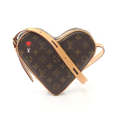 Pre-owned Louis Vuitton Brown Monogram Coated Canvas Shoulder Bag ()
