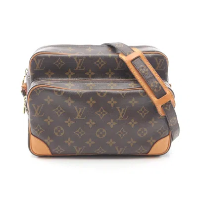 Pre-owned Louis Vuitton Brown Monogram Coated Canvas Shoulder Bag ()