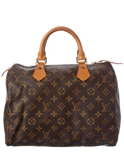 Pre-owned Louis Vuitton Brown Monogram Coated Canvas Speedy 30 (authentic Pre-loved)