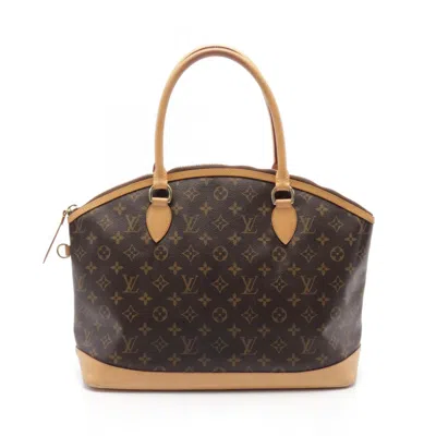 Pre-owned Louis Vuitton Brown Monogram Coated Canvas Tote Bag ()