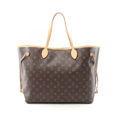 Pre-owned Louis Vuitton Brown Monogram Coated Canvas Tote Bag ()