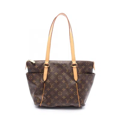 Pre-owned Louis Vuitton Brown Monogram Coated Canvas Tote Bag ()