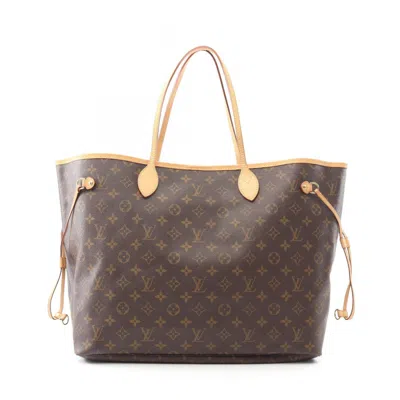 Pre-owned Louis Vuitton Brown Monogram Coated Canvas Tote Bag ()