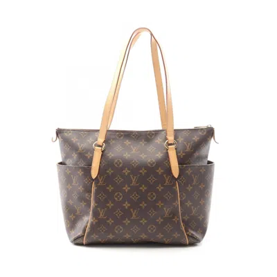 Pre-owned Louis Vuitton Brown Monogram Coated Canvas Tote Bag ()