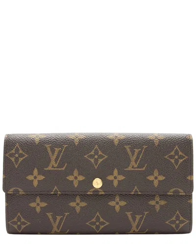 Pre-owned Louis Vuitton Brown Monogram Coated Canvas Vintage Sarah Wallet (authentic  Pre-loved)
