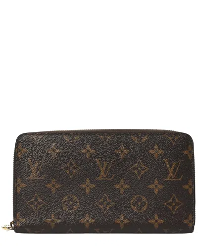 Pre-owned Louis Vuitton Organizer Canvas Zippy Wallet