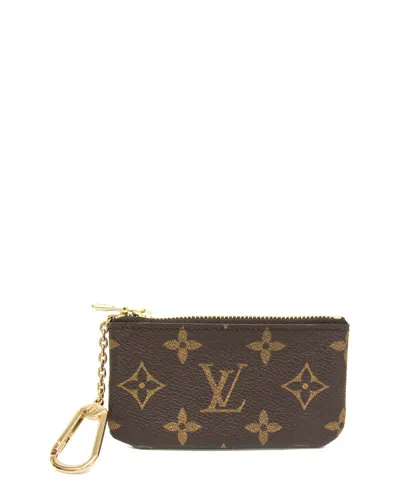 Pre-owned Louis Vuitton Brown Monogram Coin Purse (authentic Pre-loved)