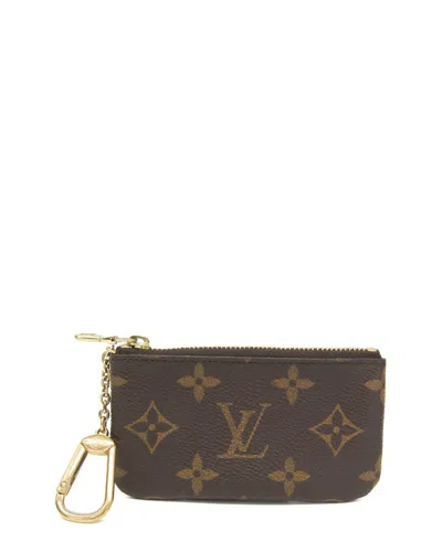 Pre-owned Louis Vuitton Brown Monogram Coin Purse (authentic Pre-loved)