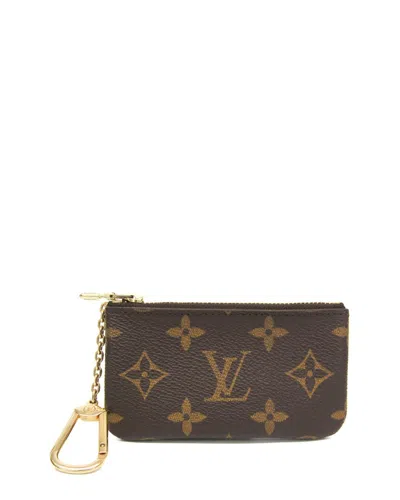 Pre-owned Louis Vuitton Brown Monogram Coin Purse (authentic Pre-loved)