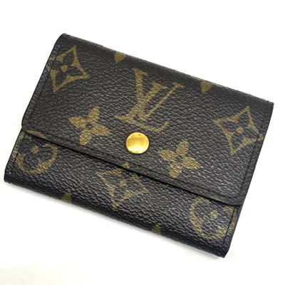 Pre-owned Louis Vuitton Brown Monogram Coin Purse/coin Case ()
