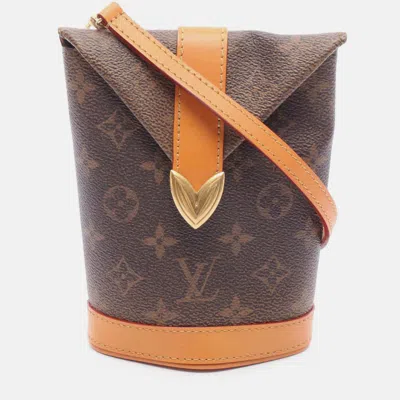 Pre-owned Louis Vuitton Brown Monogram Dust Envelope Pouch