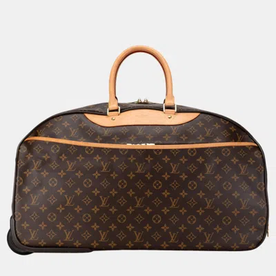 Pre-owned Louis Vuitton Brown Monogram Eole 60