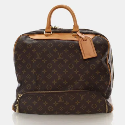 Pre-owned Louis Vuitton Brown Monogram Evasion Travel Bag