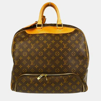 Pre-owned Louis Vuitton Brown Monogram Evasion Travel Bag