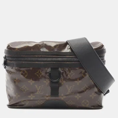 Pre-owned Louis Vuitton Brown Monogram Glaze Messenger Pm