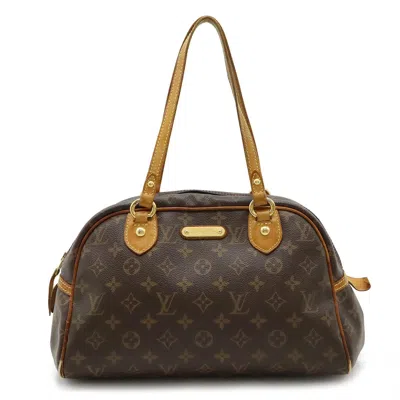 Pre-owned Louis Vuitton Brown Monogram Handbag Shoulder Bag ()