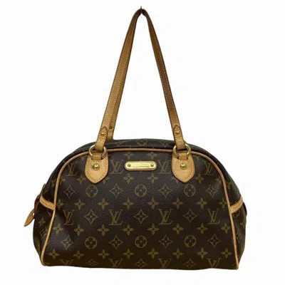 Pre-owned Louis Vuitton Brown Monogram Handbag Shoulder Bag ()