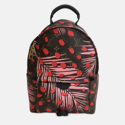 Pre-owned Louis Vuitton Brown Monogram Jungle Dots Palm Springs Pm