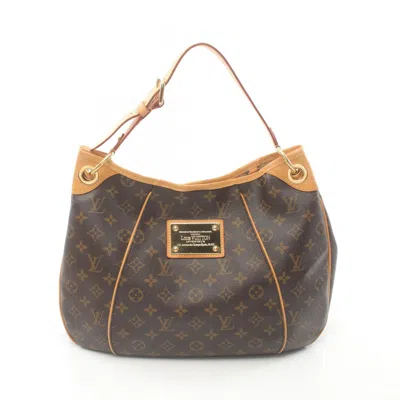 Pre-owned Louis Vuitton Brown Monogram Leather Shoulder Bag ()