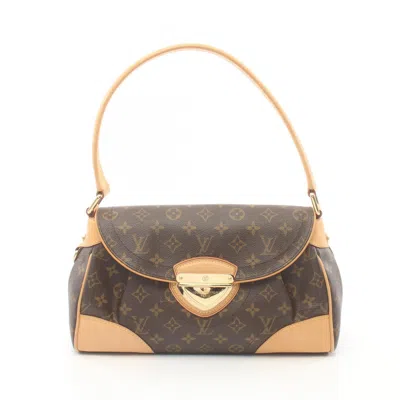 Pre-owned Louis Vuitton Brown Monogram Leather Shoulder Bag ()