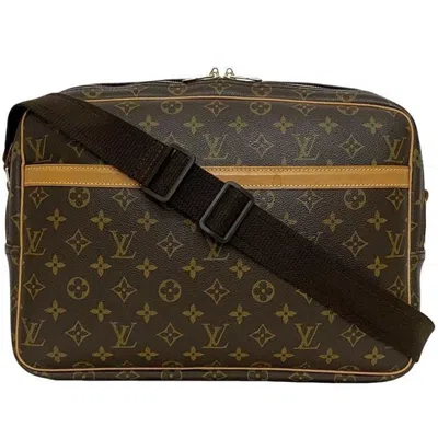 Pre-owned Louis Vuitton Brown Monogram Leather Shoulder Bag ()