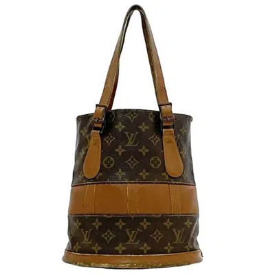 Pre-owned Louis Vuitton Brown Monogram Leather Tote Bag ()