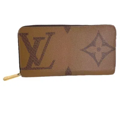 Pre-owned Louis Vuitton Brown Monogram Long Wallet (bi-fold) ()