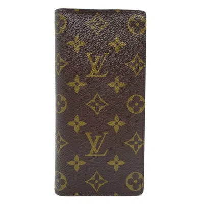Pre-owned Louis Vuitton Brown Monogram Long Wallet (bi-fold) ()