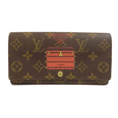 Pre-owned Louis Vuitton Brown Monogram Long Wallet (bi-fold) ()